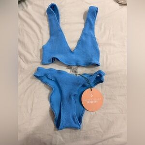 NWT Sorbet island swimwear blue bikini